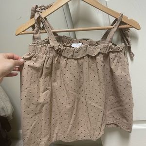 Blush boutique top